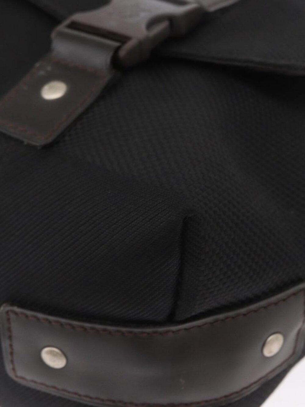Authentic LOUIS VUITTON Damier Geant Roux Shoulder Bag Black M93079 LV - Picture 8 of 16
